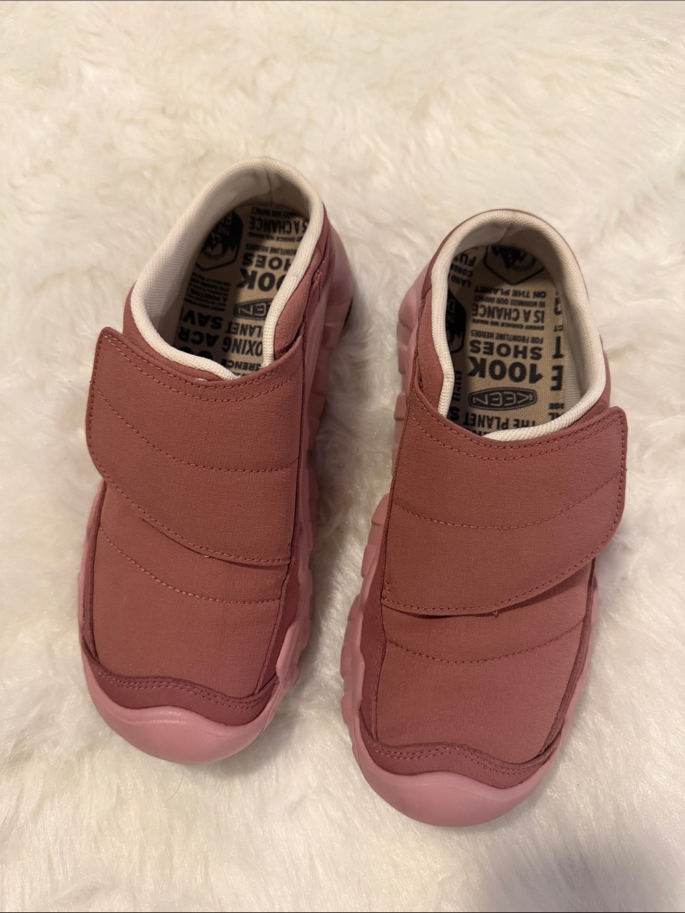 Keen Rose Pink Velcro Slip-On Sneakers - Picture 5 of 9